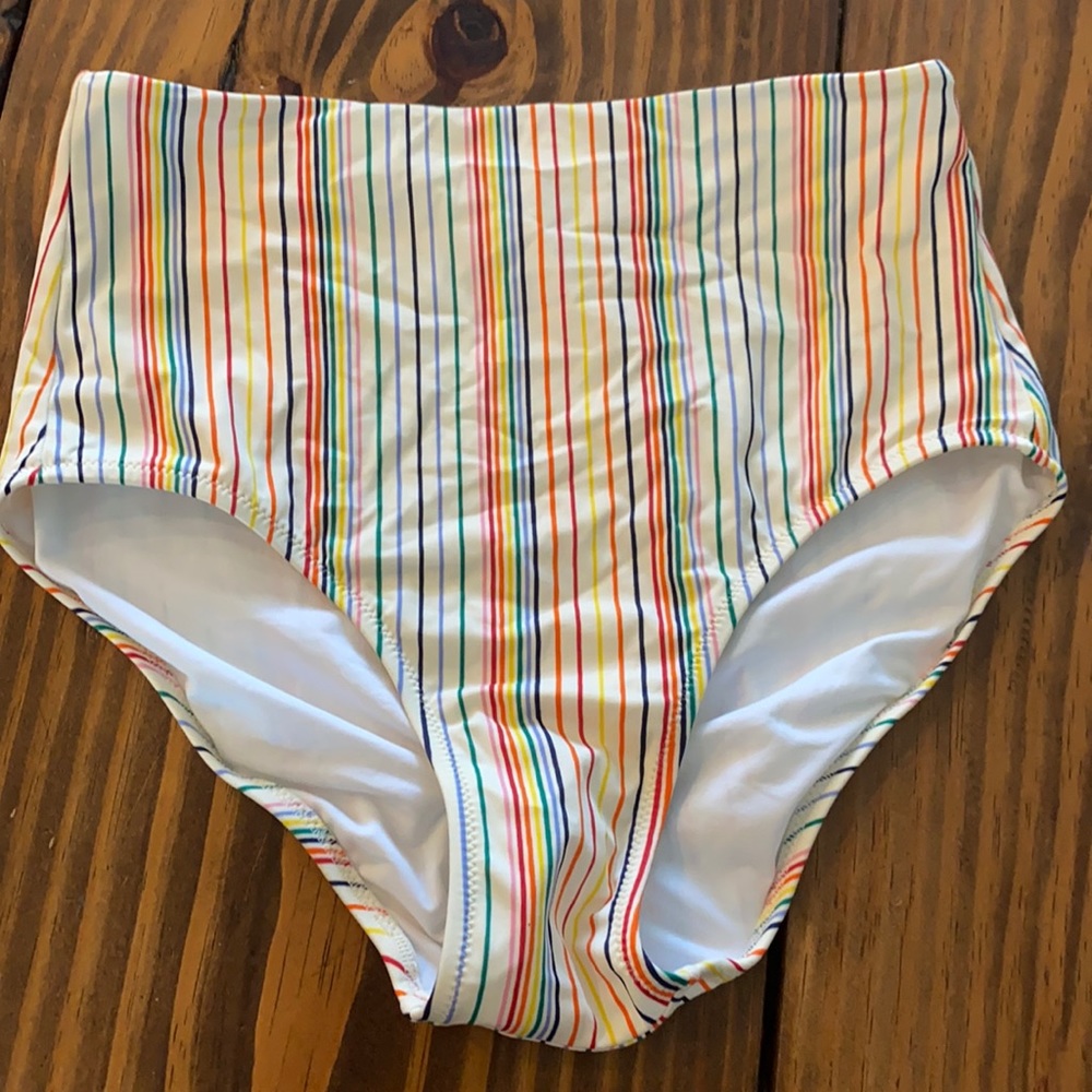 Madewell high waisted swim bottoms